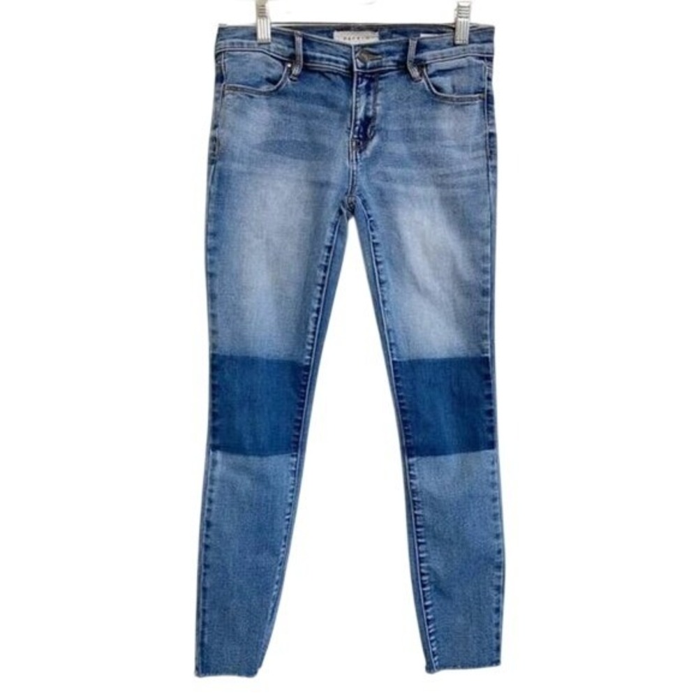 PacSun Knee Patch Super Stretch Ankle Jeggings Moto Skinny Jeans Women 25